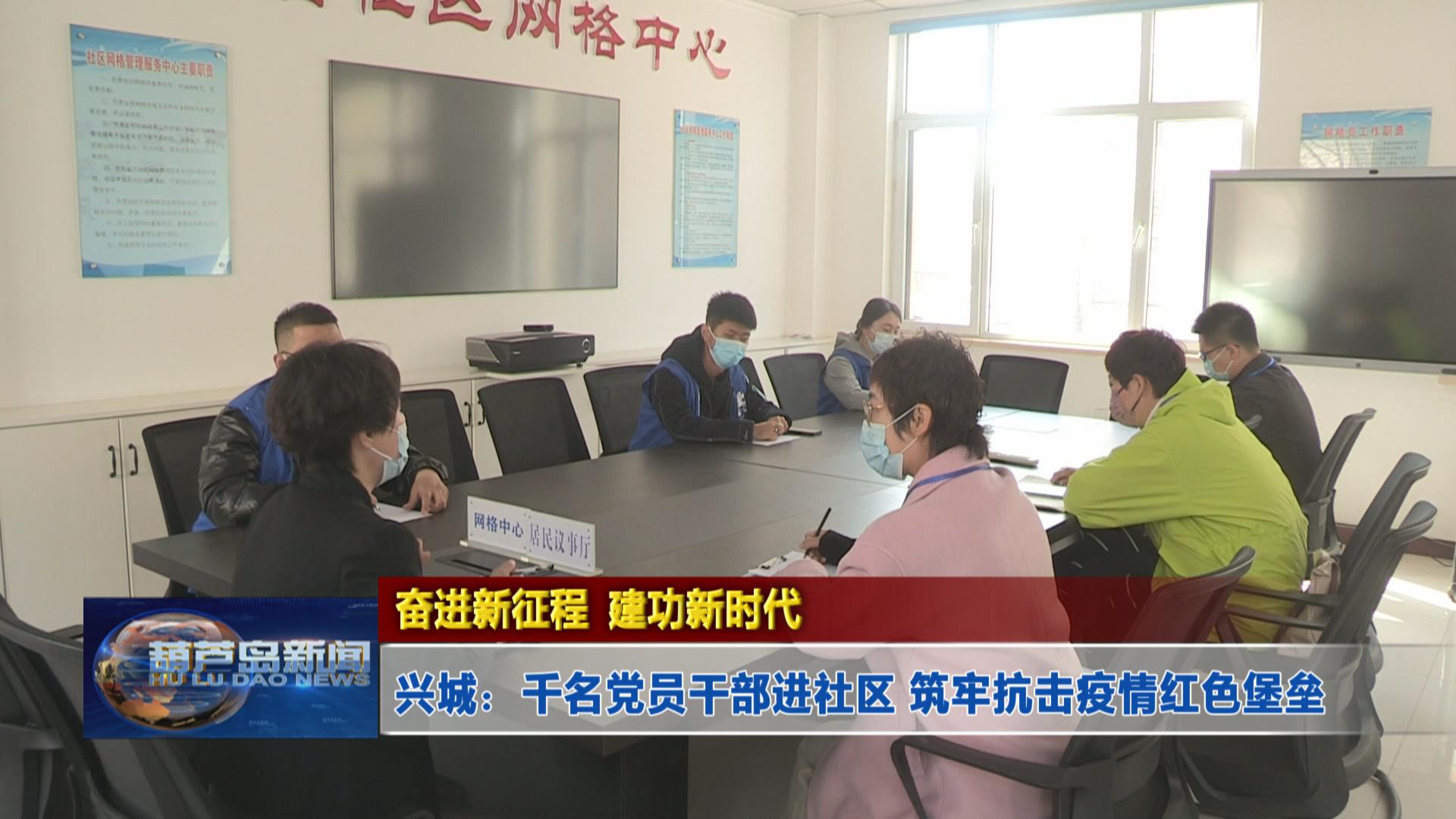奮進新征程 建功新時代——興城:千名黨員干部進社區 筑牢抗擊疫情紅色堡壘